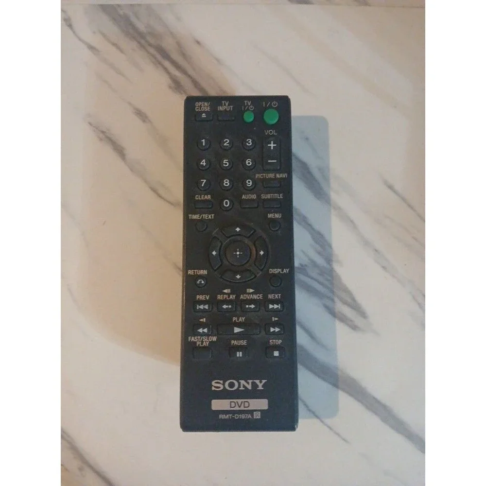 Sony DVD Remote Control RMT-D197A OEM for DVP-CX985V DVP-NS611H DVP-NS611HP